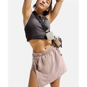 prAna Railay Skort XL 16 Willow Tan Snap Up Pocket Stretch Active Outdoor Skirt